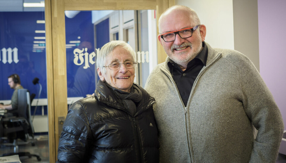 FOKUS PÅ FORBRUKERMAKTA: Årets forbrukerdag handler om forbrukermakt og norsk mat kontra importert mat. Primus motor Reidun Roland og møteleder Nils Kåre Nesvold ser fram til arrangementet. Foto: Ingrid Hemming