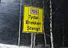 Stengt: Fylkesvei 705 mellom Stugudal og Brekken er stengt inntil videre. Foto: Nils Kåre Nesvold (arkivfoto)