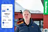ENDELIG: Olav Vehusheia er fornøyd med at Ren Røros Strøm endelig har en ferdig mobilapp etter flere forsinkelser. I appen får kundene full oversikt over forbruk, pris og fakturaer. Foto: Marit Langseth