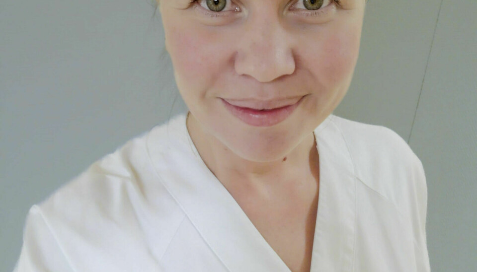 HELSEFAG: Først ute i den nye serien «Jobben min» er Linn Haugen. Hun er både intensivsykepleier og ambulansearbeider. Foto: privat