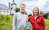 FJELLVANDRERE: Bo Stenson og Eva Wallstam gir ut en norsk bok om fjellvandringer rundt Røros. Foto: Cecilie Bergan Stuedal