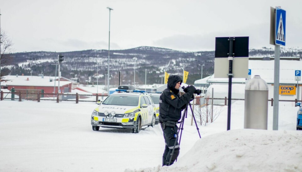 POLITI: En mistet førerkortet da politiet hadde trafikkontroll på Røros onsdag. Foto: Marit Langseth