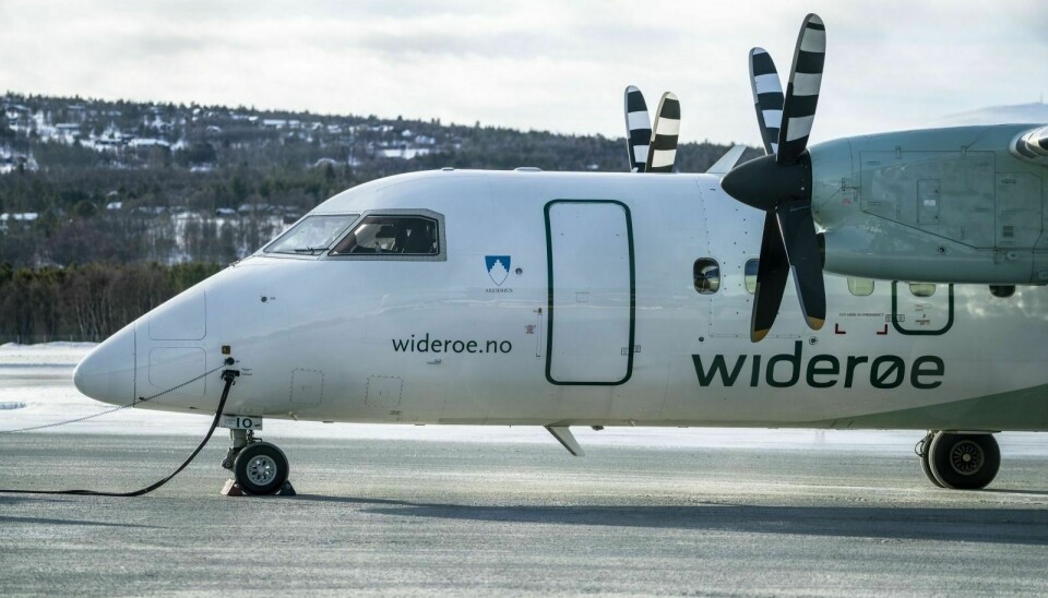 FORTSETTER: Widerøe skal fortsette sin virksomhet på flyruta Røros-Oslo ut oktober 2022. Arkivfoto: Nils Kåre Nesvold