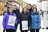 KLARE FOR KONSERT: Røros menighetsråd inviterer til førjulskonserten Adventstoner i Røros kirke. F.v: Anne Ma Nordby, Kjell Morten Hansen, Lillian Myran, Oskar Tørres Lindstad og Rutt-Karin Engzelius. Tørres Lindstad blir konsertens konferansier. Foto: Eskil Buseth Folstad