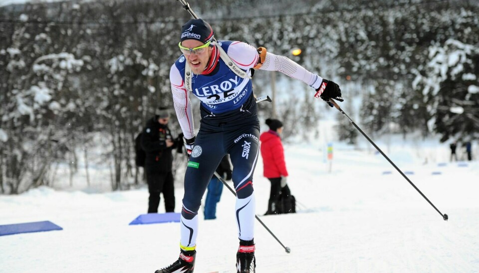 SATSER FRISKT: Lars Gunnar Skjevdal har til tross for mye motgang ikke gitt opp håpet om å bli en skiskytter som får representere Norge jevnlig. Foto: Svein Halvor Moe