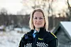 NY POLITIKONTAKT: Frøydis Kvernes har jobbet i politiet på Røros de siste to årene. Nå har hun tatt over jobben som politikontakt. Foto: Marit Langseth