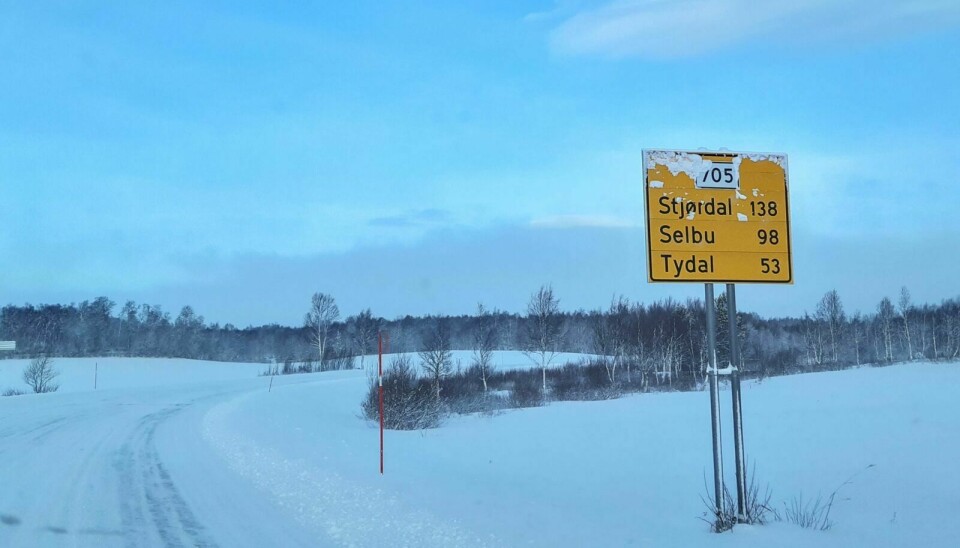 ÅPNET: Rundt klokka 14 ble fylkesvei 705 åpnet igjen over Langsvola. Bildet er fra i fjor vinter. Arkivfoto: Marit Langseth