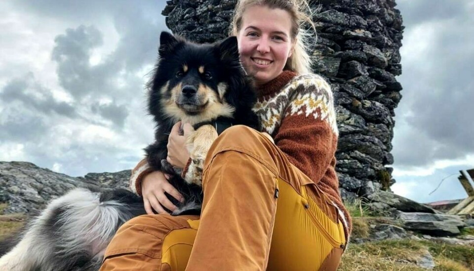 ERFAREN: Tina Gullikstad Klokkervold og hunden Miika er begge erfarne elgjegere. Foto: Privat