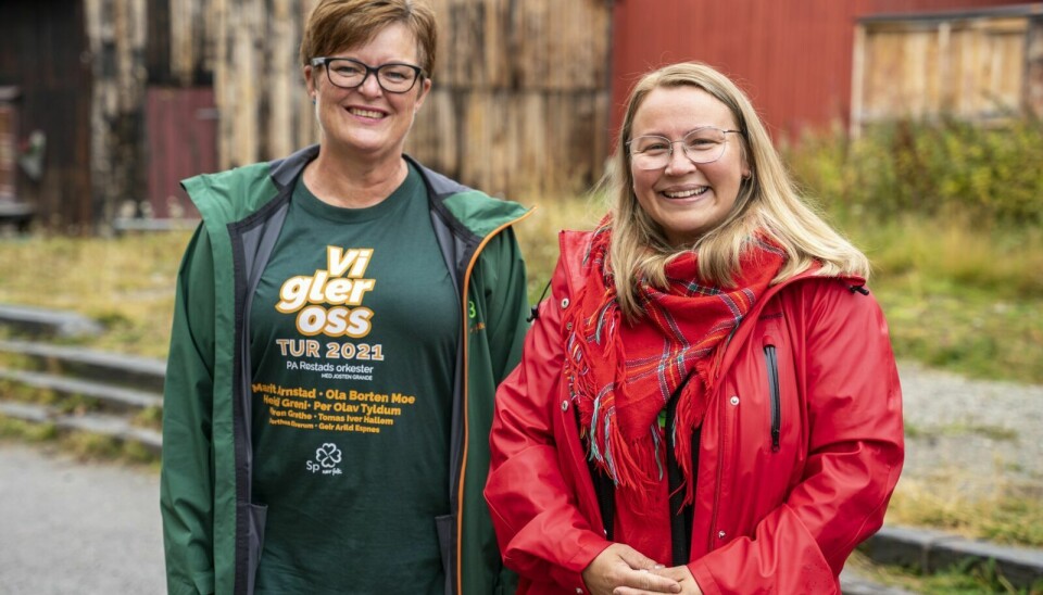 KAMP OM STORTINGSPLASS: Heidi Greni (Sp) og Hilde Danielsen (SV) kjemper begge om stortingsplass. Iøflge meningsmålingene har Greni størst sjanse for å fortsette på tinget. Foto: Nils Kåre Nesvold