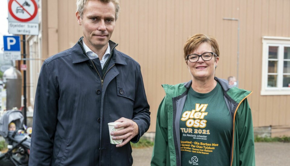 KAMPKLARE: Ola Borten Moe og Heidi Greni satser begge på å få en plass på Stortinget etter valget. Foto: Nils Kåre Nesvold