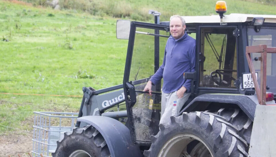 TALSMANN: Stian Greni er representant for de aller fleste melkeprodusentene i Holtålen, og er selv melkebonde. Arkivfoto: Eskil Buseth Folstad