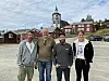 KONSERTARRANGØR: Røros Konserter etablerer seg på Røros. Fra venstre Stein Vanebo, Snorre Hov, Thomas Ryjord og Wenche Sundt Bendixvold-Ryjord. Foto: Privat