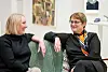 KJØRER PÅ: Galleristene Ellen Kristine Klemmetvold og Sigrid M. Jansen åpner utstillinga «Ronny Bank: Welcome To My Jungle», selv om det ikke blir noe Rørosmartna. Utstillinga skulle egentlig være årets martnasutstilling, men blir heller en vinterutstilling. Arkivfoto: Marit Langseth