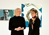 NY UTSTILLING: Ellen Kristine Klemmetvold og Sigrid M. Jansen er snart klare for å ønske folk velkommen til ei ny utstilling i galleriet i Mørkstugata. Foto: Marit Langseth