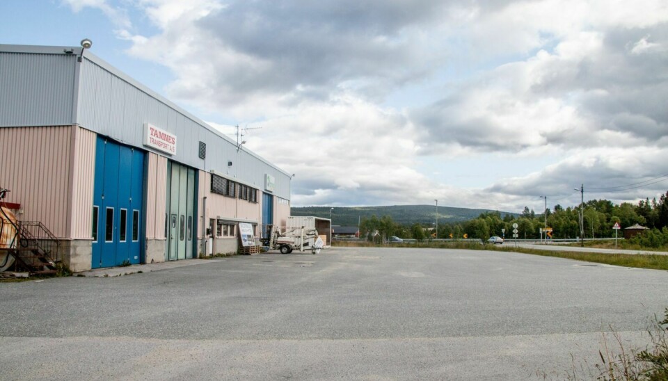 «Tamnes-tomta» ligger like ved fylkesvei 30. Her ønsker Coop Midt-Norge å etablere en Extra-butikk. På den andre siden av veien er det bolig- og hyttefelt. Arkivfoto: Marit Langseth
