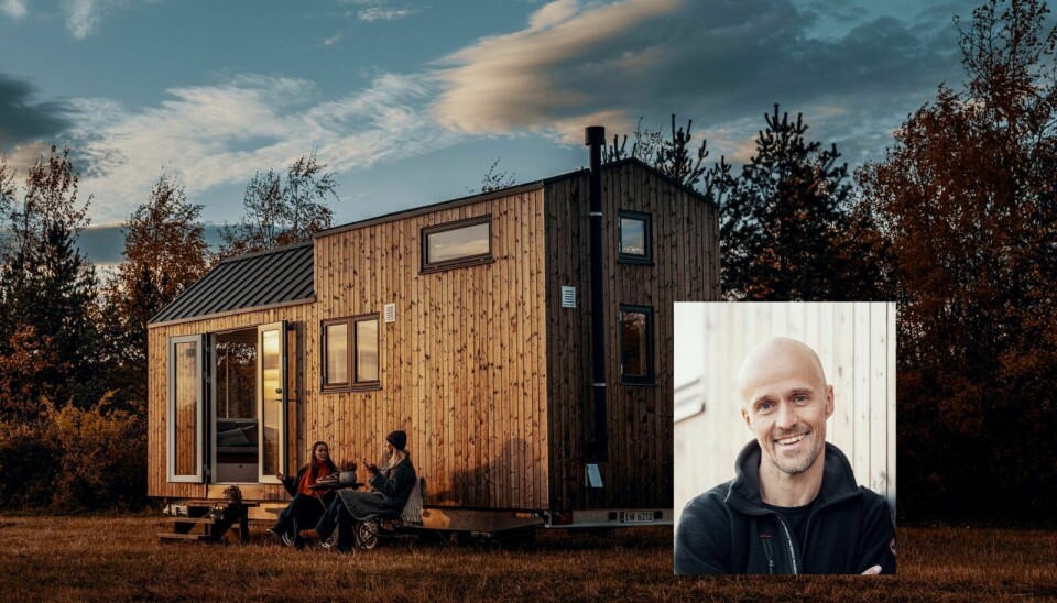 FULLT MULIG: Der det er vilje, er det mulig å etablere minihus-bebyggelse, sier David Reiss-Andersen i Norske Mikrohus AS. Her ser du et av husene deres. Foto: Aksel Jermstad/Norske Mikrohus AS