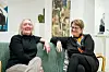 KUNST OG KAOS: Ellen Kristine Klemmetvold (t.v) og Sigrid Martine Jansen inviterer til høstutstilling hos Kunst og kaos. Arkivfoto: Marit Langseth