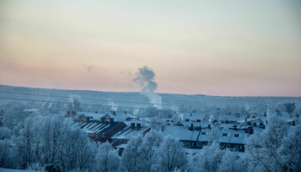 KALDT: Mandag morgen ble det målt temperaturer ned minus 26,3 grader på Røros. Foto: Nils Kåre Nesvold