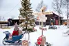 JUL PÅ RØROS: I desember er det Jul på Røros i stedet for julemarked. Det har arrangørene gjort for å spre besøkende utover hele måneden. Turid W. Knutsen er skeptisk til at det legges opp til besøk gjennom hele måneden. Foto: Eli Wintervold