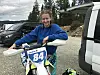 TREDJEPLASS: Helene Møller Moe fra Røros Motor Club tok tredjeplassen i MX Ladies søndag. Foto: Eli Wintervold