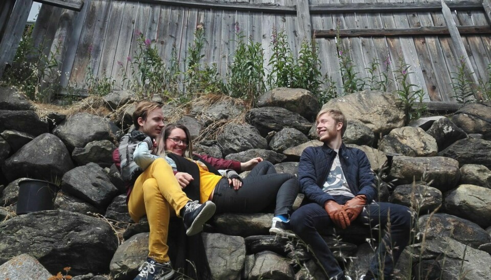 TRØFFEL: Bandet består av Trygve Joachim Andersen, Ada Sofie Ødegaard og Sebastian Andersen. Foto: Privat