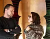 FILMELSKENDE DUO: Kinosjef Jo Hage og leder av Fjøsakademiet, Lindsay Winfield-Chislett har begge en forkjærlighet for film. Nå arrangerer de en helaften med filmvisning og femretters middag på Høylemmen på Fjøsakademiet. Foto: Eli Wintervold