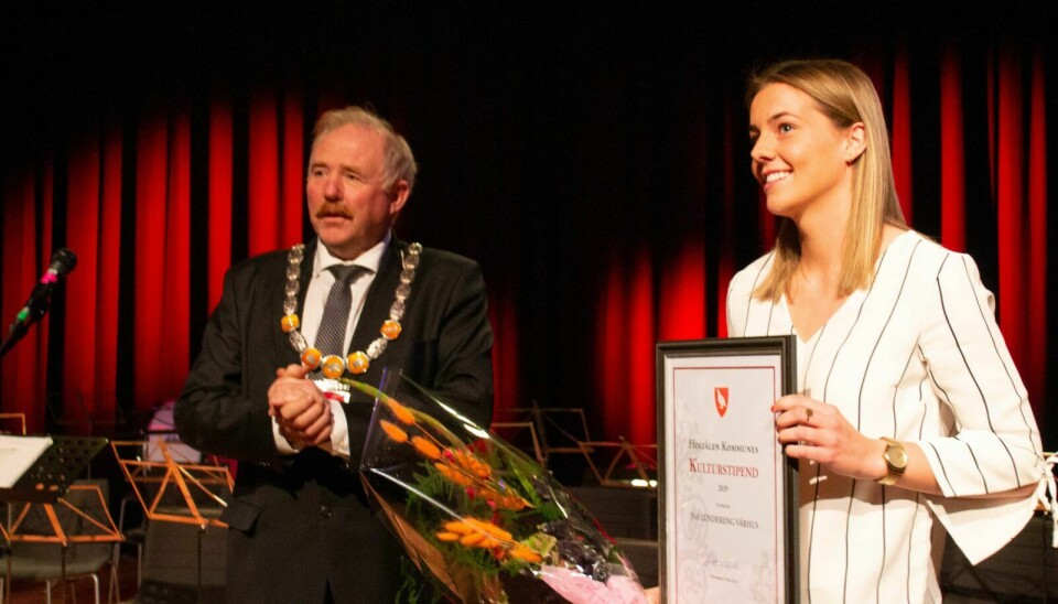 KULTURSTIPEND: Ina Lundereng Vårhus vant Holtålen kommunes kulturstipend. Foto: Eskil Buseth Folstad