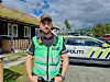 TAKKNEMLIG: Innsatsleder Markus Ree fra Trøndelag politidistrikt sier politiet er takknemlig for all frivillig innsats under søket etter mannen. Foto: Ingrid Hemming