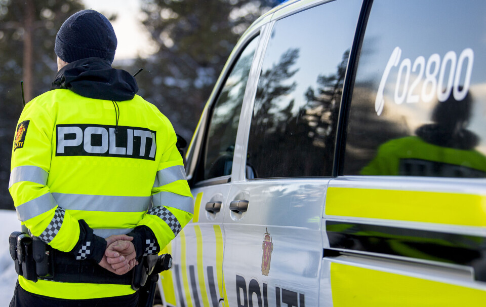 POLITI: Nødetatene rykket ut til et trafikkuhell i natt.