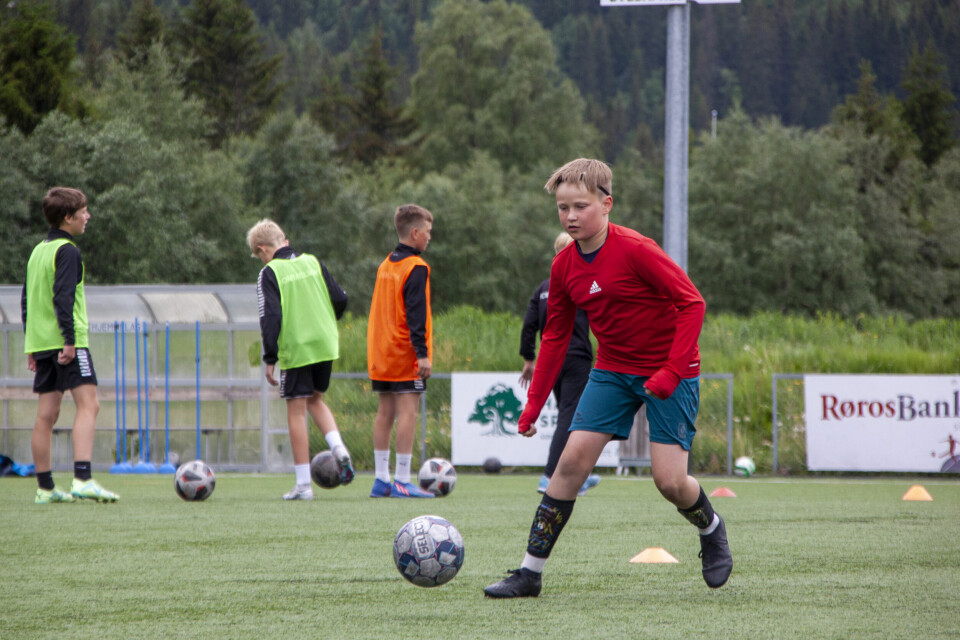 Fotballskole under Ålendåggån 2023.