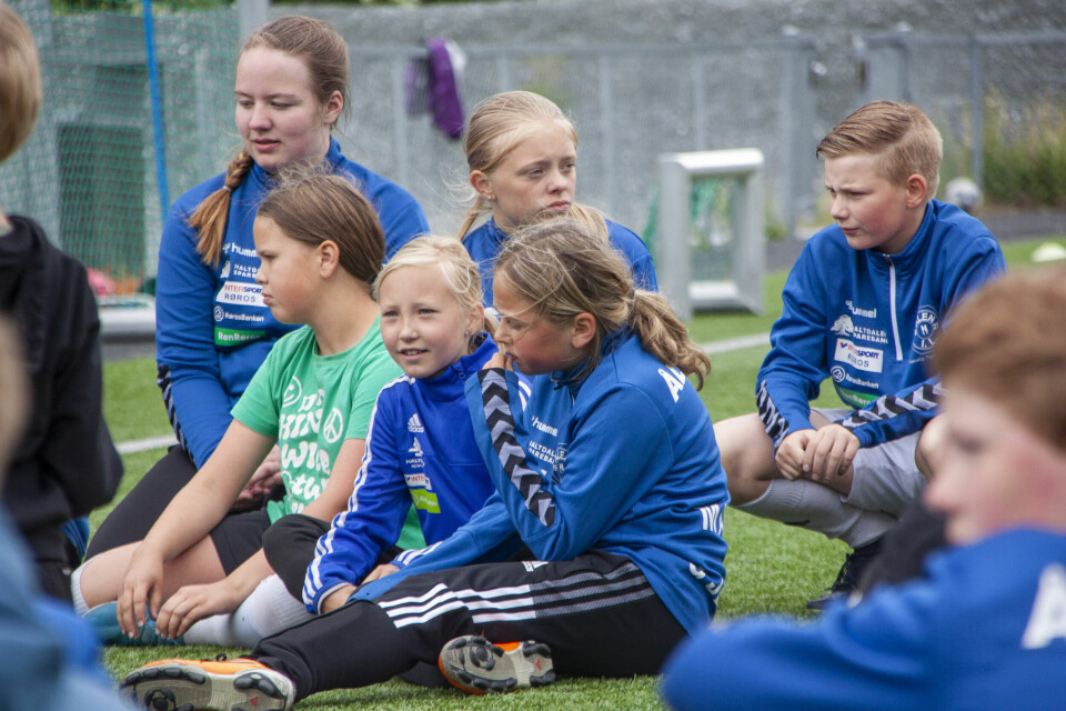 Fotballskole under Ålendåggån 2023.