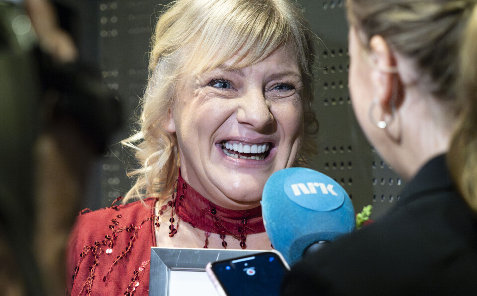 BODIL: Selv om det var Bodil som ble hedret, var det viktig for henne å takke bygda og familen. – Jeg står ikke alene, sa hun.