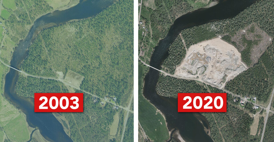 Naturen i Galåen forsvinner gradvis.