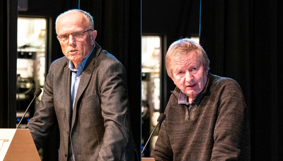 SKUFFET: Per Arne Gjelsvik og Kjell Magnus Krog er skuffet.