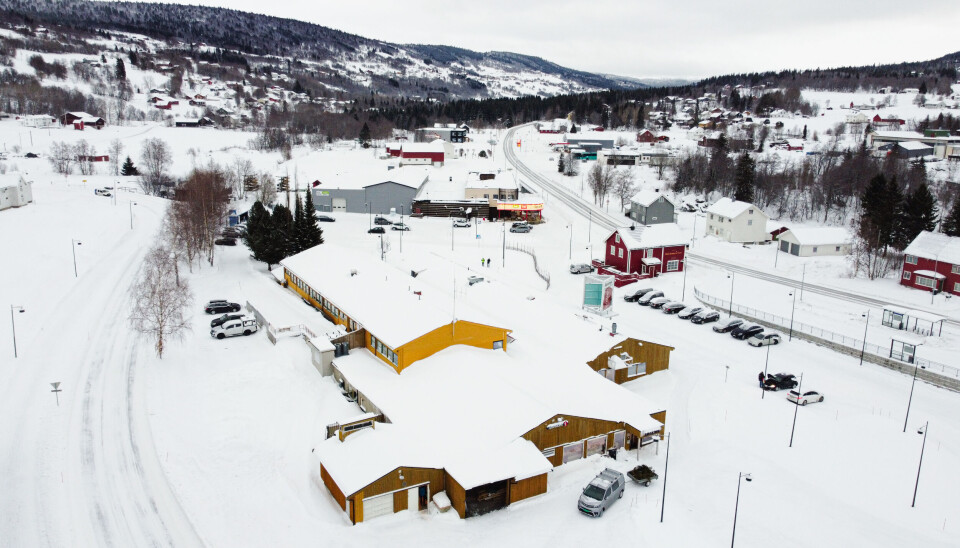 SENTRUM: Ålen sentrum med Ålentorget i forgrunnen.