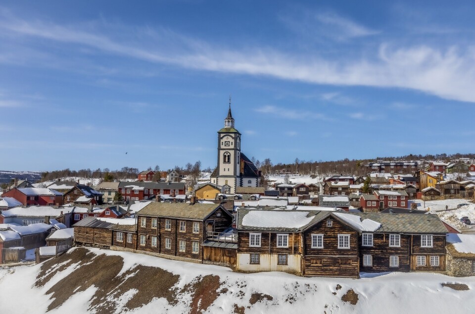 INTERNASJONAL ANERKJENNELSE: Dette bildet av Røros fikk 18. plass og hederlig omtale i verdens største fotokonkurranse. Ifølge Wikimedia Norge var det sendt inn 219.000 bilder fra hele verden.