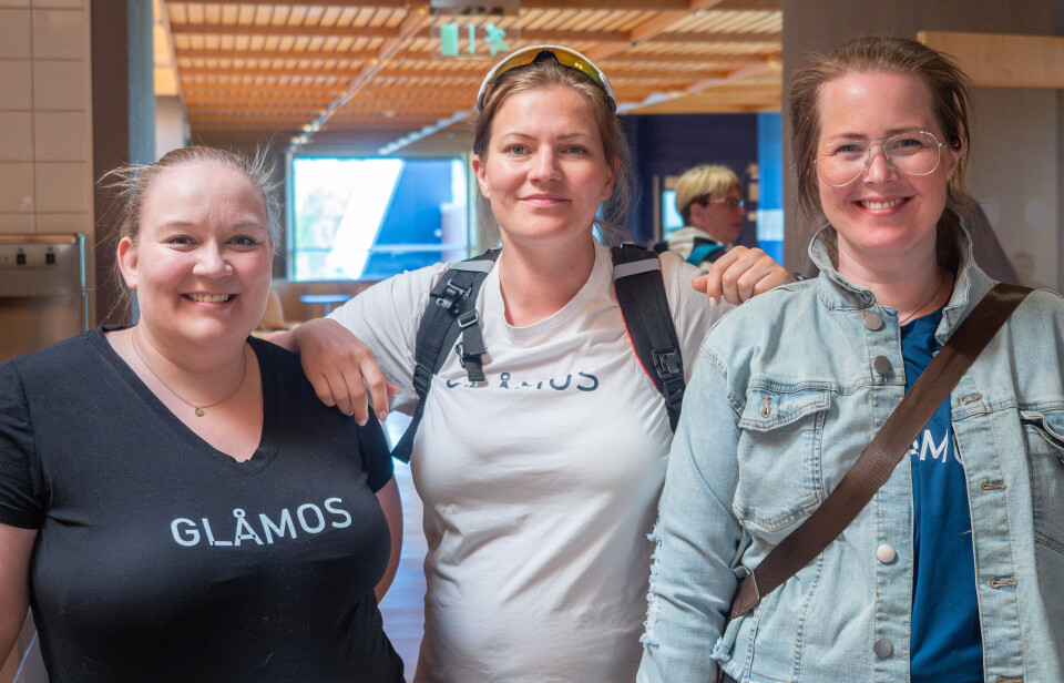 KJERNEGRUPPA: Stine Grotdal Brænd, Laura Stjern og Nina Maaø-Ruden fra Kjernegruppa i Glåmos tok avgjørelsen i dagens formannskap som en delvis seier.