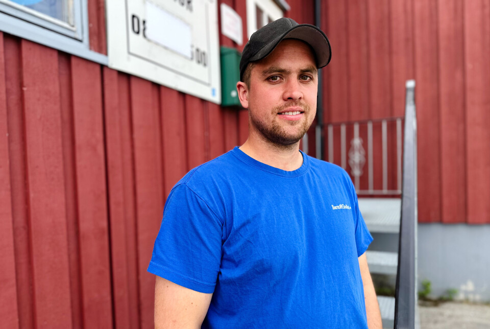 SLAKTERIET: Ved siden av gården jobber Marius Wiggen på Røros slakteri. Med kraftverket får han enda et bein å stå på.