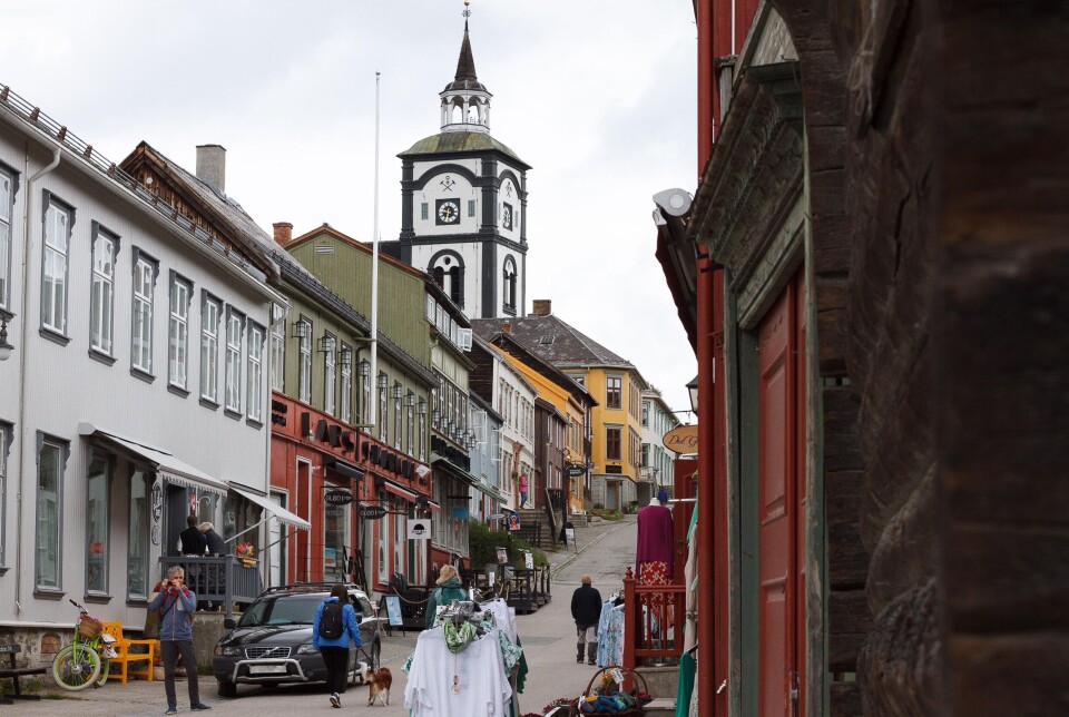 Kjerkgata i Røros sommeren 2024.