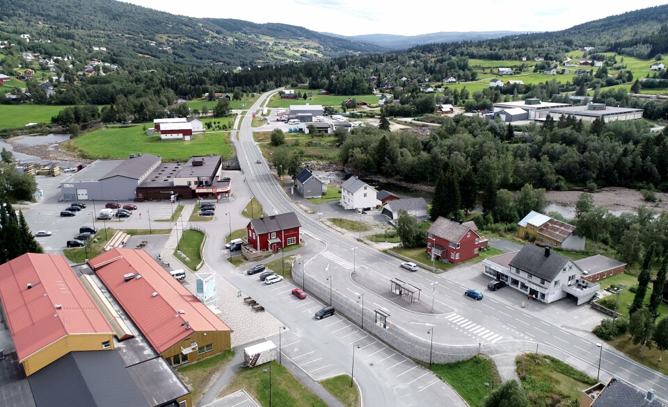 MOT SØR: Ålen sentrum sørover.