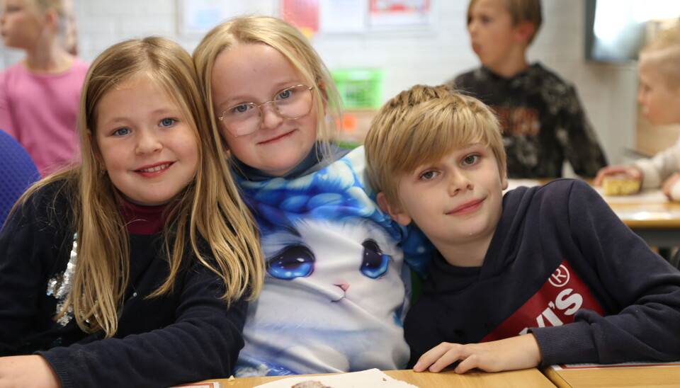 DE HAR JOBBET SOM NOEN HELTER HELE UKA: – Pengene i år går til å hjelpe barn som er rammet av kreft og andre alvorlige sykdommer, kan Emma, Guro og Daniel fortelle.