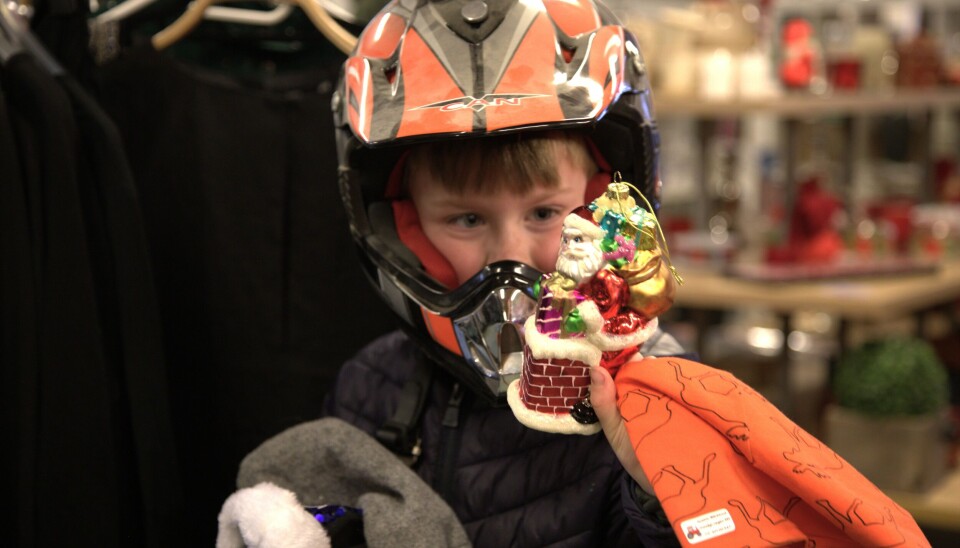 HER VAR DET MYE FINT: Og det beste av alt, er at det er gratis, sier Gustav.