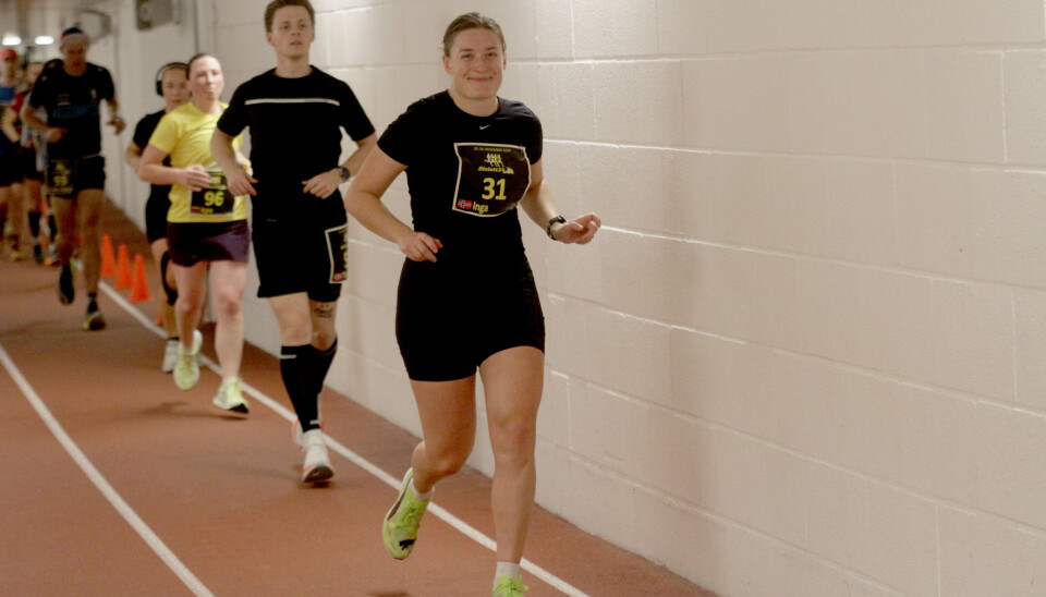 HOLDT DET GÅENDE: Inga Dahlen Konow holdt det gående i 163 kilometer da hun løp en distanse som tilsvarer fire helmaratonløp i Bislett 24-timers.