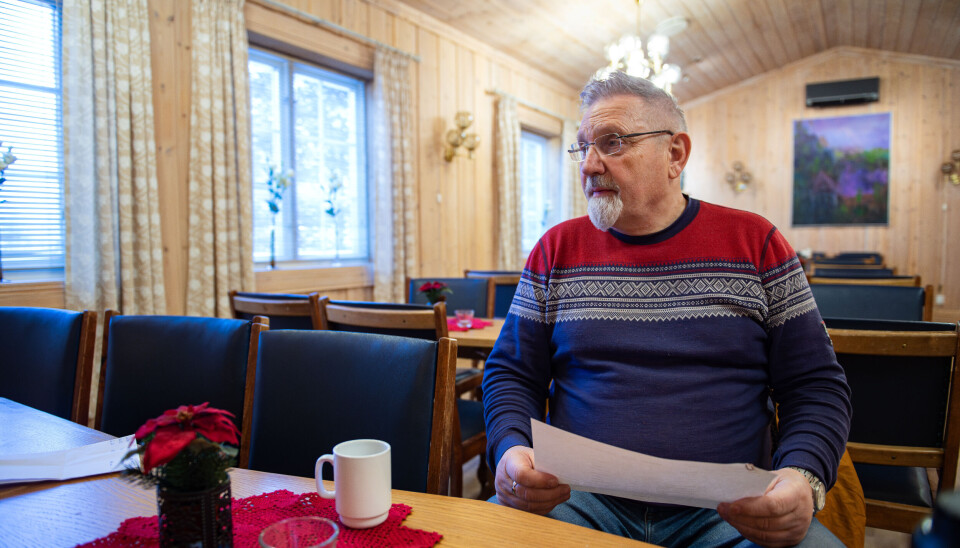 MÅTTE FLIRE: Kasserer Jarle Andersen måtte flire når han så brevet fra Lotteritilsynet.