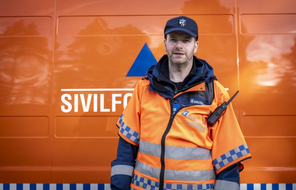 ØVERSTE BEFAL: Brikt Engan er innsatsleder og øverste befal i Sivilforsvaret på Røros