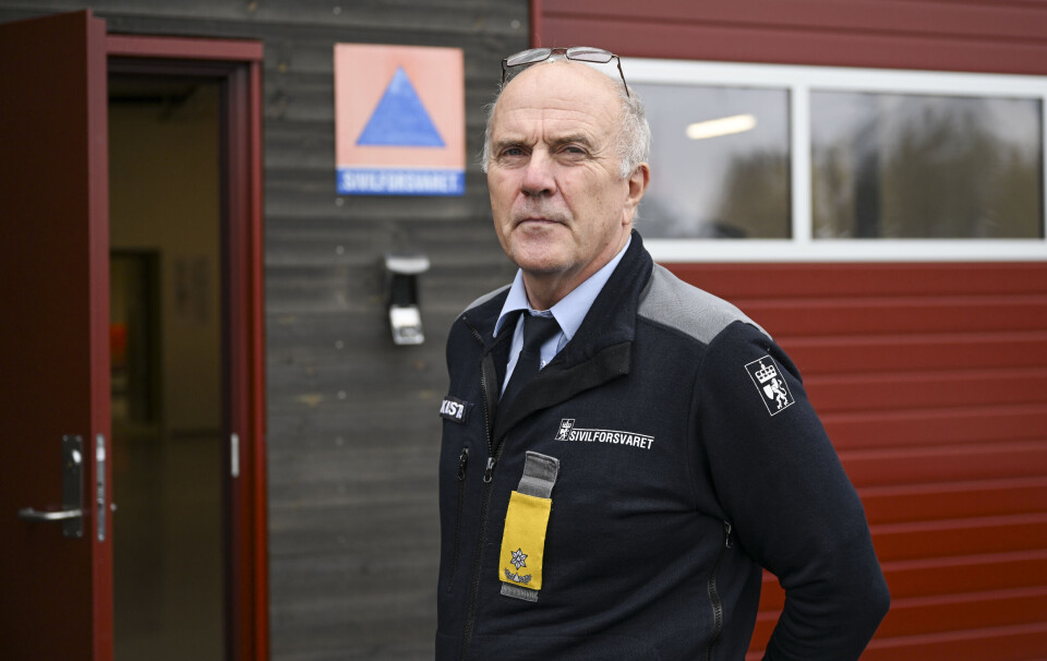 DISTRIKTSSJEFEN: Erik Klomsten er fungerende distriktssjef for Sivilforsvaret. Erik Klomsten Sivilforsvaret