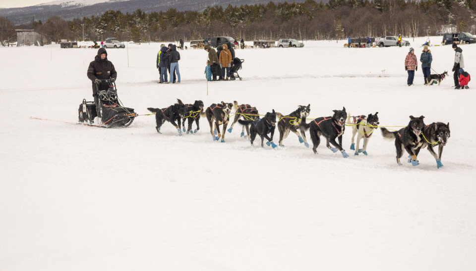 I GANG: Årets Gruveløp har startet fra Røros.