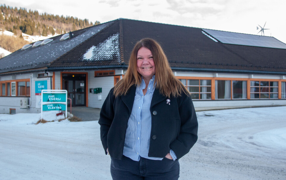 NYE LOKALER: Hanne Kristin Stenmo starta opp Fjell Regnskap så sent som 1. januar, men allerede nå er det behov for større lokaler. De har hun funnet i Midt Energi-bygget ved Hov skole.