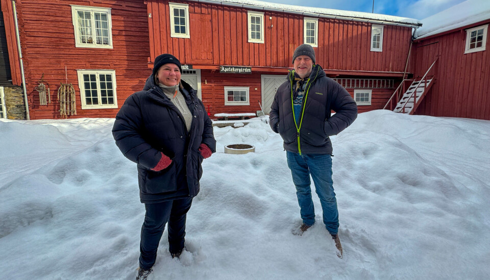 STENGT: Mens den 170. Rørosmartnan åpner på utsida portene, er Apotekergården stengt. Vemodig, men nødvendig, mener Kaja Eggen og Tom Nordsveen.