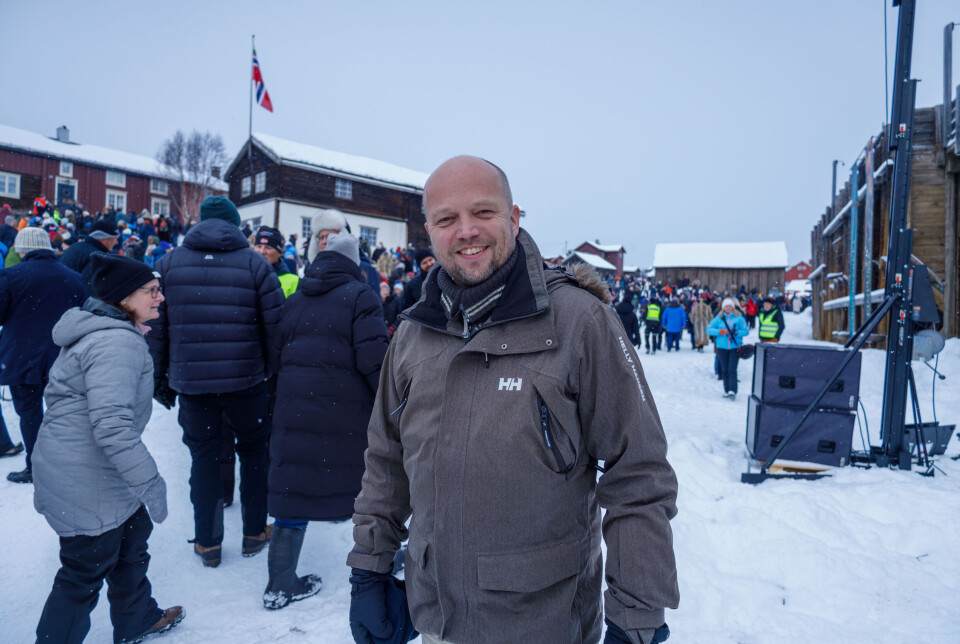ÅPNA MARTNAN: Trygve Slagsvold Vedum åpna årets Rørosmartnan.